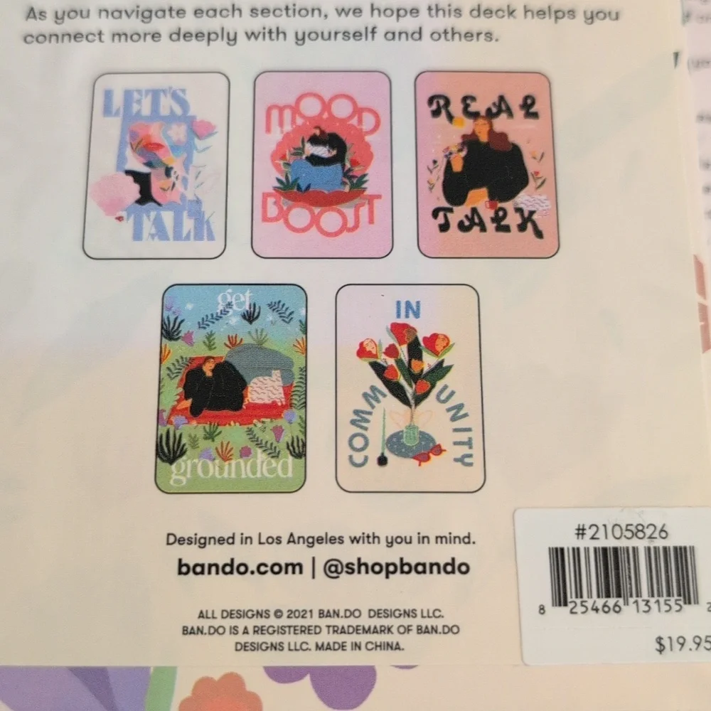 ban.do wellness card‎ deck Box Set tune in